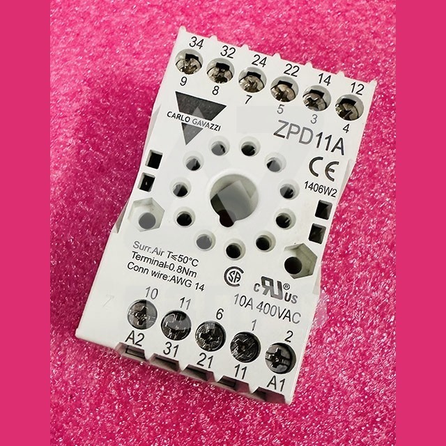 Колодка (розетка) 10A 400VAC ZPD11A Carlo Gavazzi