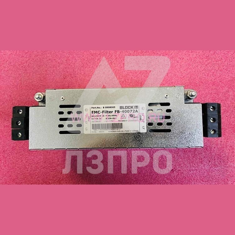 Сетевой фильтр I=72A AC SCCR=5kA EMC-Filter FB-40072A BLOCK