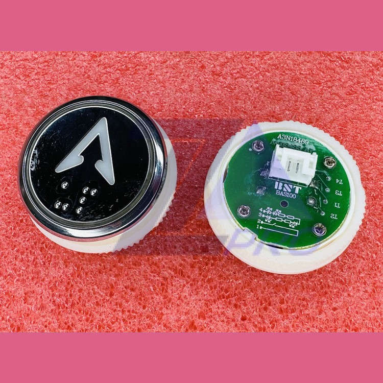 Модуль кнопочный синяя подсветка СТРЕЛКА ВВЕРХ BAS100 A3N18489 BST SJEC