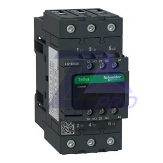 Контактор 3P 3NO AC3 440V 50A 110Vac 50/60 Hz TeSys LC1D50AF7 Schneider Electric
