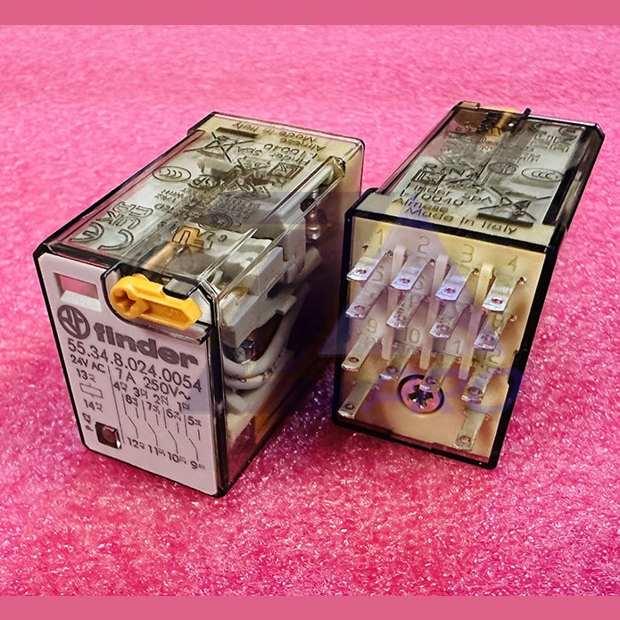 Реле промежуточное 24VAC 7A 55.34.8.024.0054 Finder