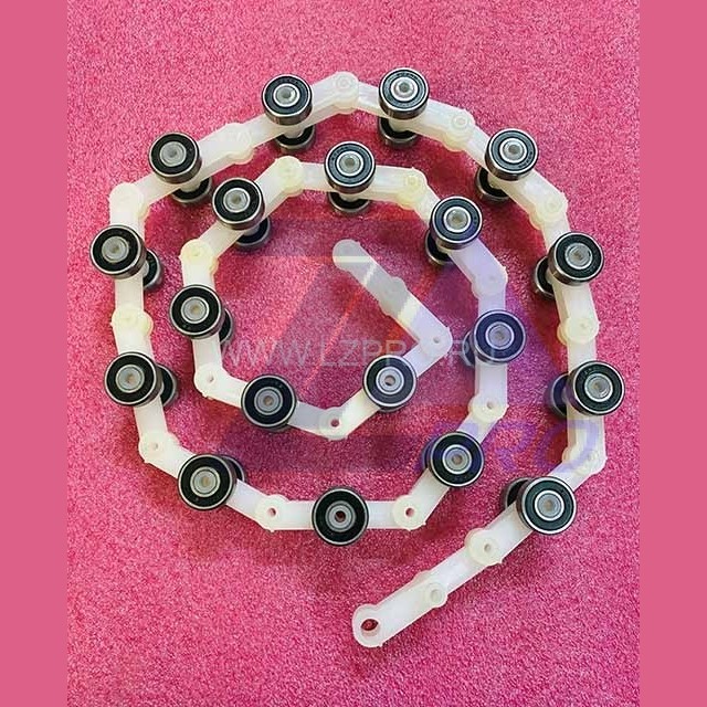 Цепь отклоняющая балюстрады 19 звеньев (сдвоенное звено Y-тип) L=1230 mm Шаг 60 mm